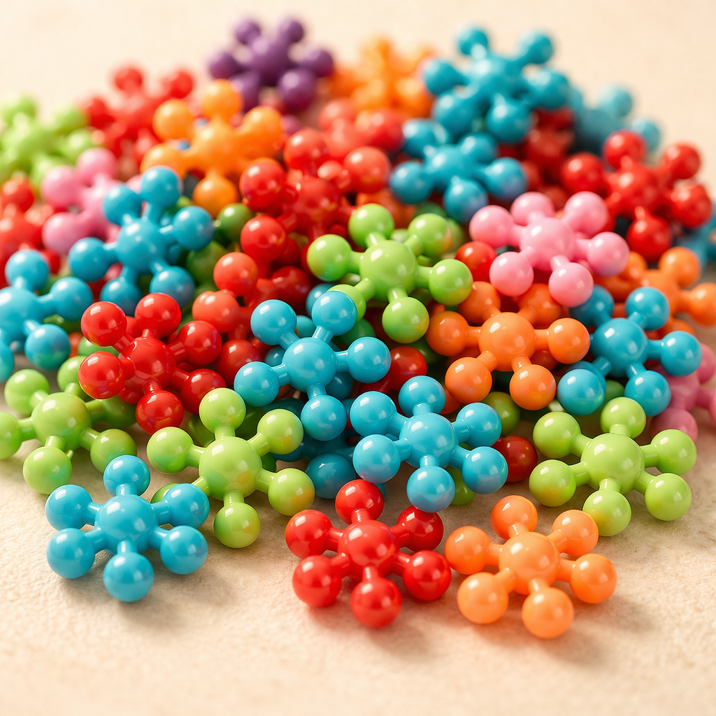 50–190 Piece Rotatable Snowflake Building Blocks – Creative DIY Educational Toy for Children